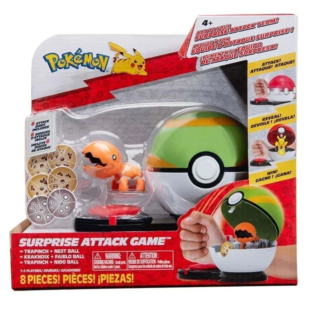 Φωτογραφία προϊόντος: Pokemon Παιχνίδι Μάχης Wave 3 Ball Trapinch Nest Ball (JW002724-W03-03)