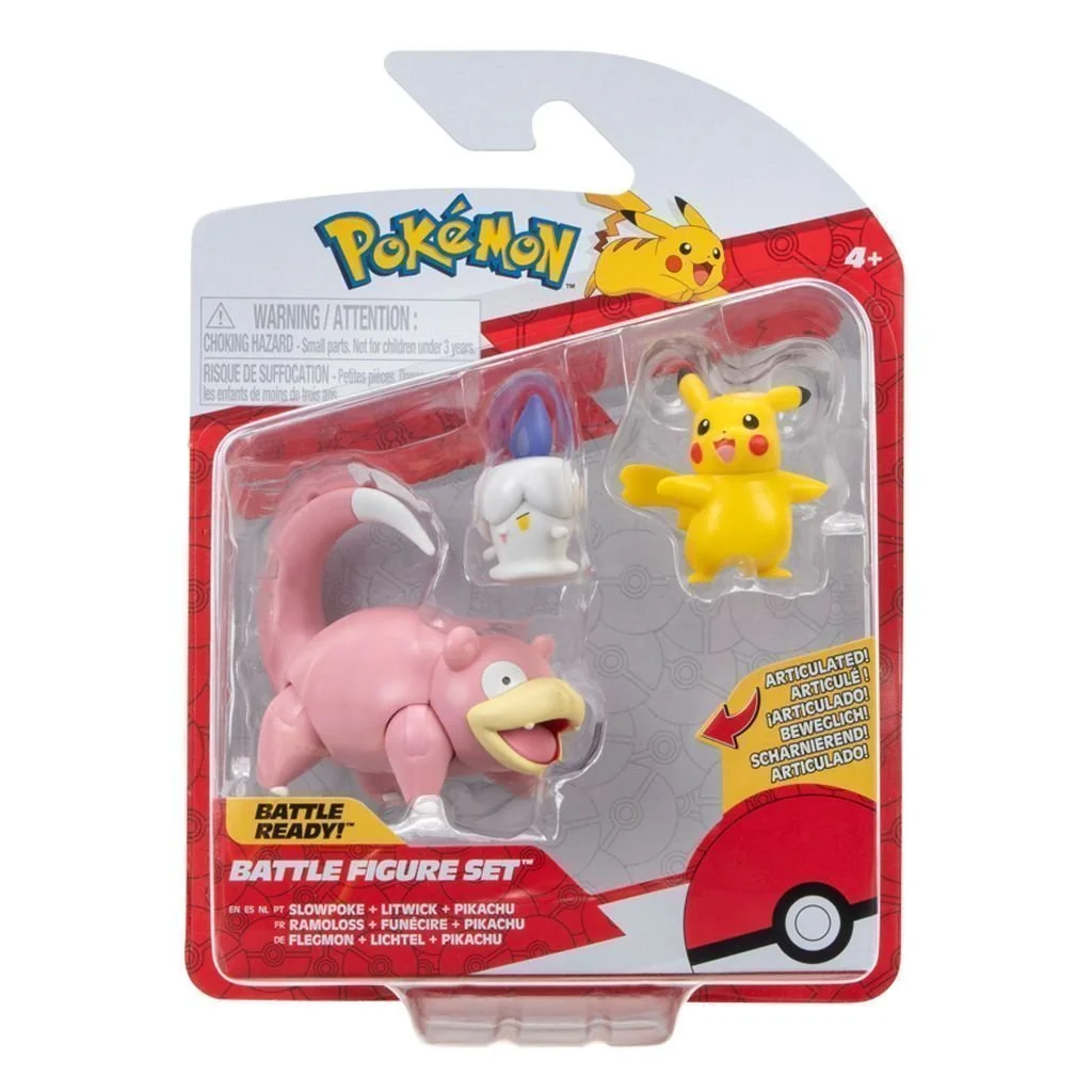 Φωτογραφία προϊόντος: Pokemon Φιγούρες Wave 18 (Pikachu , Litwick, Slowpoke ) (JW095155-W18-2)