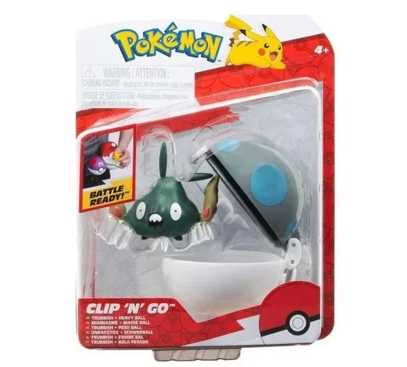 Φωτογραφία προϊόντος: Pokemon Poke Ball Clip 'N Go Με Φιγούρα W15 Trubbish (JW095057-W15/5)