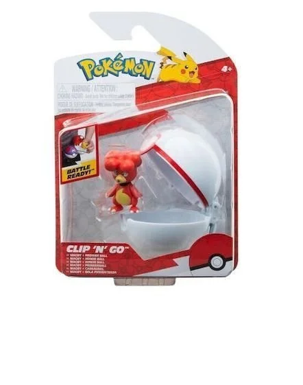Φωτογραφία προϊόντος: Pokemon Poke Ball Clip 'N Go Με Φιγούρα W15 Μagby (JW095057-W15/3)