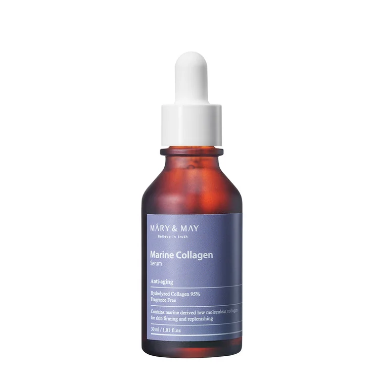 Φωτογραφία προϊόντος: ΟΕΜ MARY+MAY Marine Collagen Ενυδατικό + Αντιγηραντικό Serum Προσώπου με Υαλουρονικό Οξύ + Κολλαγόνο για Λάμψη + Σύσφιξη 30ml