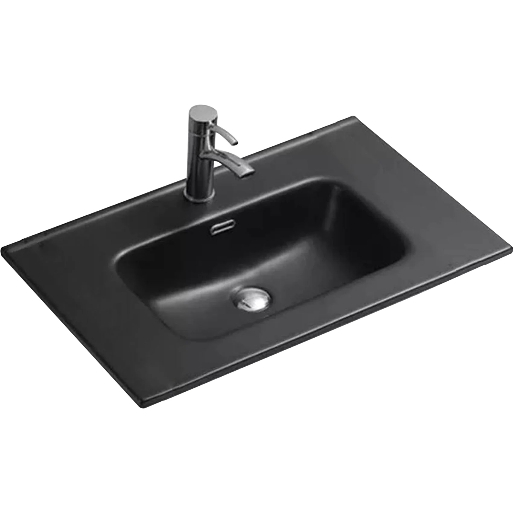 Φωτογραφία προϊόντος: Νιπτήρας επίπλου Vinci Square Black Mat F452230 χρώμα μαύρο ματ