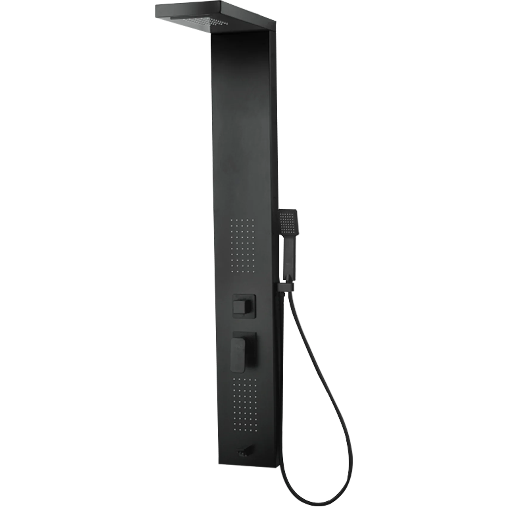 Φωτογραφία προϊόντος: Στήλη υδρομασάζ Vinci Prince Matt Black V792020 χρώμα μαύρο ματ
