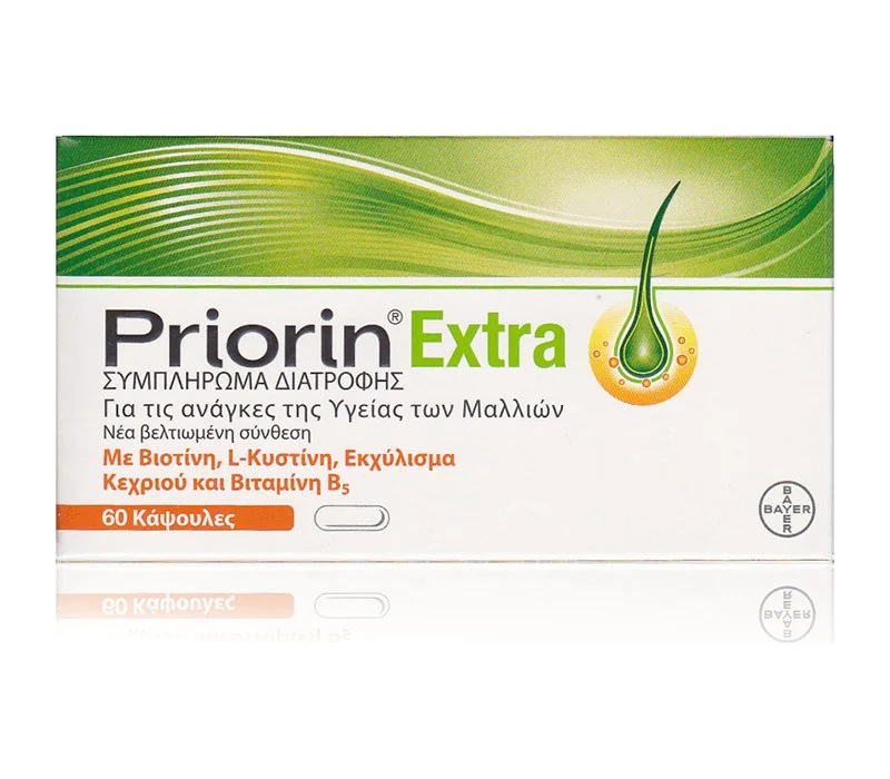 Φωτογραφία προϊόντος: Priorin Extra σε συσκευασία των 60 καψουλών
