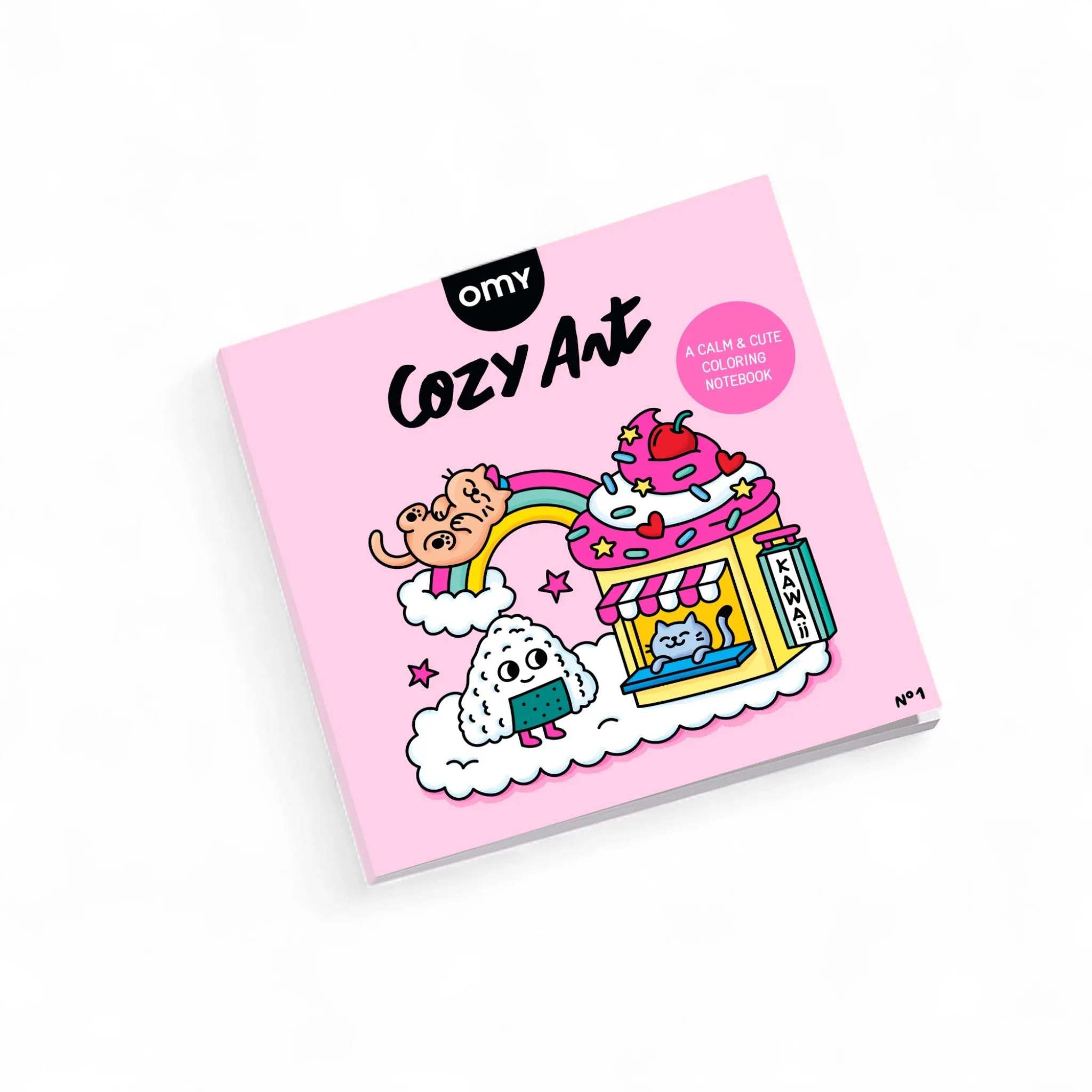Φωτογραφία προϊόντος: OMY Βιβλίο ζωγραφικής Cozy Art Kawaii