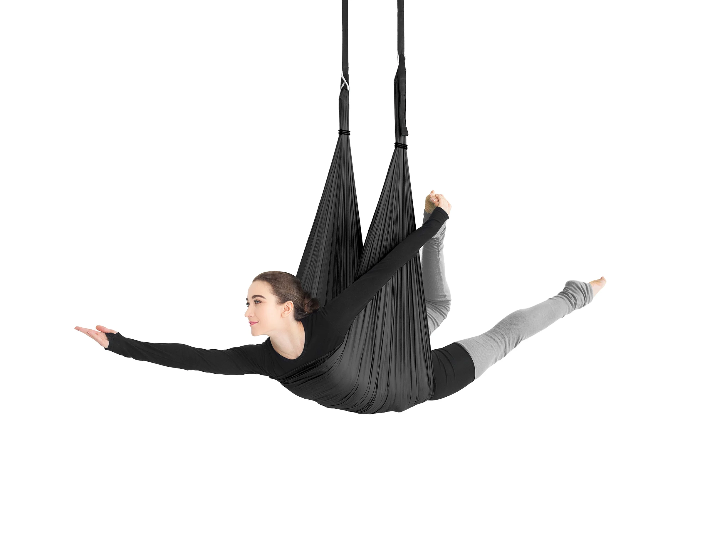 Φωτογραφία προϊόντος: Κούνια Yoga AMILA 40D (Less Elastic) 5m Μαύρη AMILA 96922