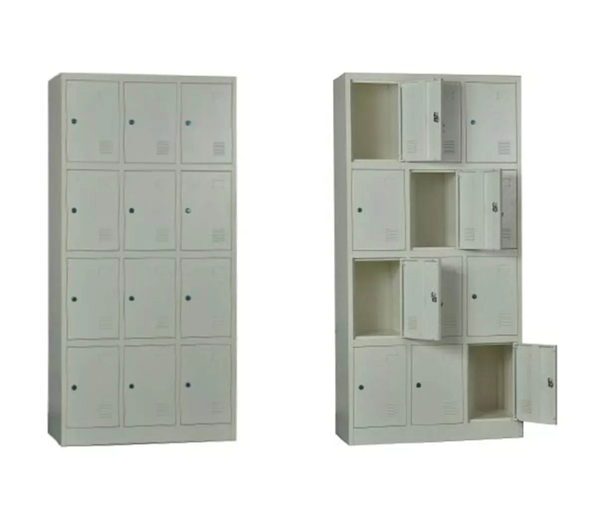 Φωτογραφία προϊόντος: Woodwell LOCKER 12 Θέσεων Μέταλλο Βαφή Άσπρο 90x40x185cm (MPN Ε6004)