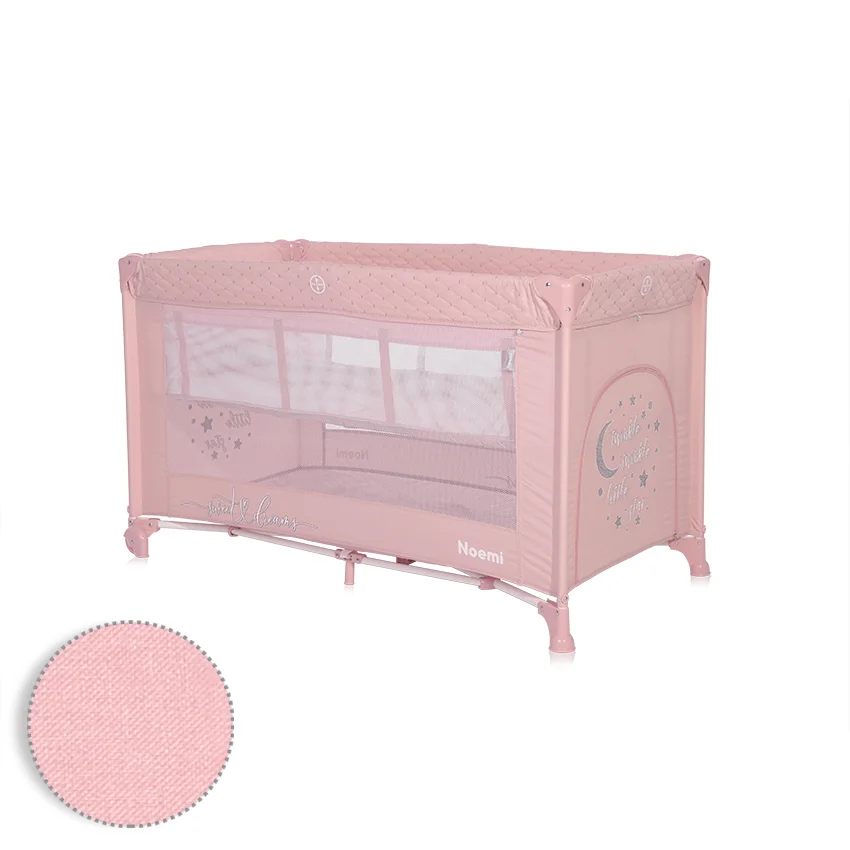 Φωτογραφία προϊόντος: LORELLI - BABY COT NOEMI 2 LAYER MELLOW ROSE STAR - 10080552219