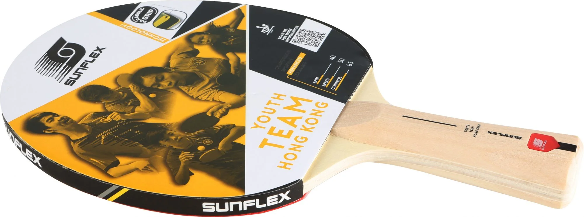 Φωτογραφία προϊόντος: Ρακέτα Ping Pong Sunflex Youth Team Hong Kong (97178)