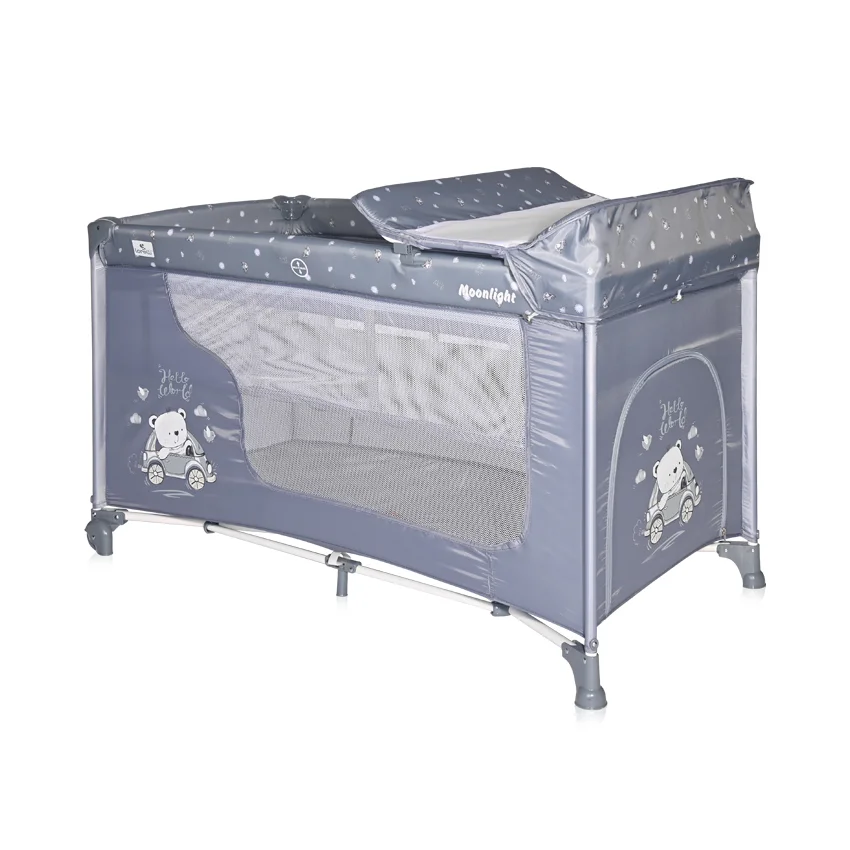 Φωτογραφία προϊόντος: LORELLI - BABY COT MOONLIGHT 2 LAYERS SILVER BLUE CAR - 10080412154