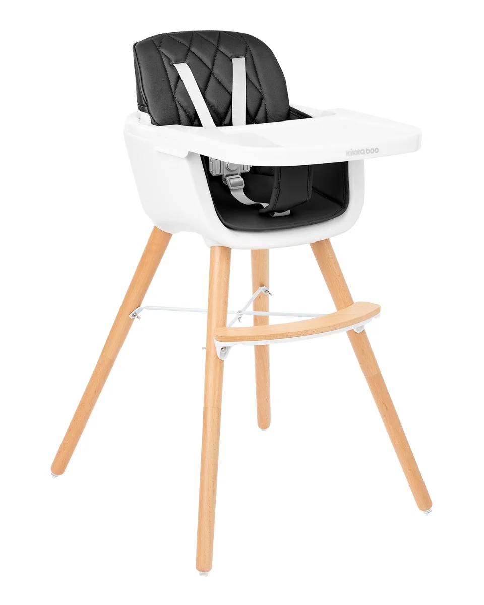 Φωτογραφία προϊόντος: Kikka Boo - Highchair 2in1 Woody Black - 31004010130