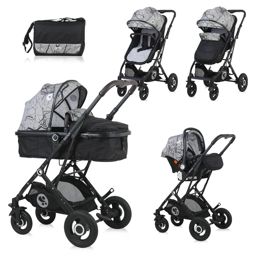 Φωτογραφία προϊόντος: LORELLI - BABY STROLLER SENA SET GREY MARBLE - 10021612113