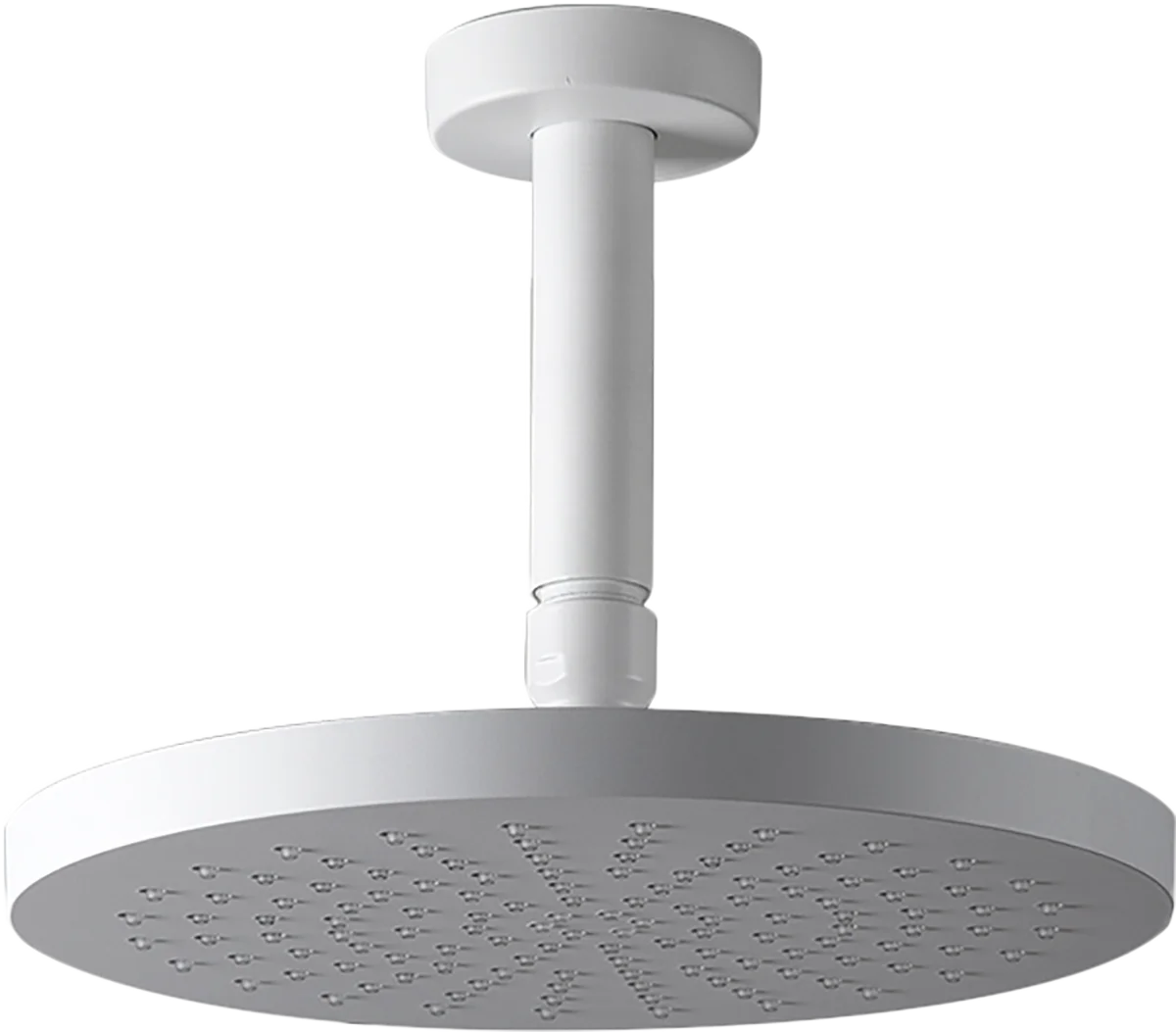 Φωτογραφία προϊόντος: Almar R50813-300+E044075-300 White Matt Βραχίονας Οροφής Με Κεφαλή Ντους