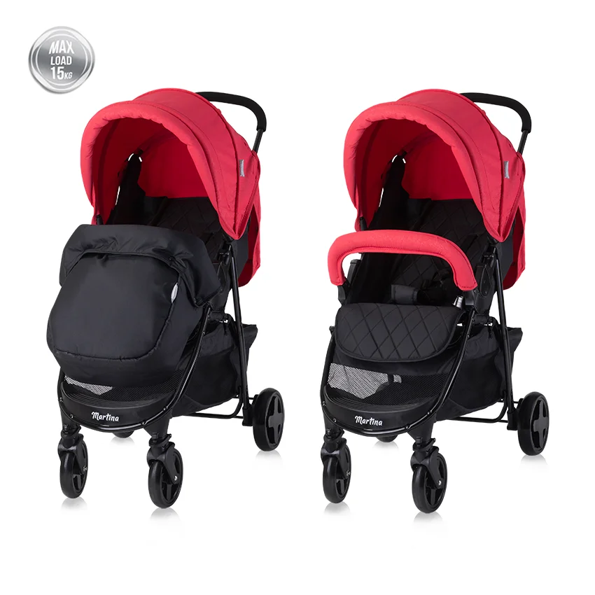 Φωτογραφία προϊόντος: LORELLI - BABY STROLLER MARTINA+FOOTCOVER MARS RED - 10021712387