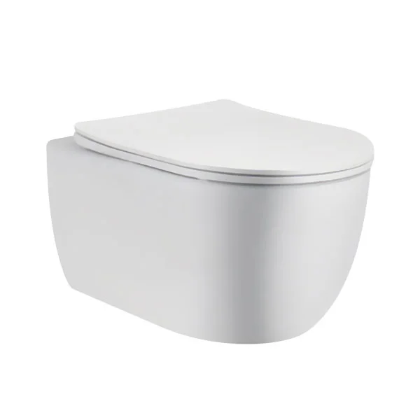 Φωτογραφία προϊόντος: Bianco Ceramica Maya Λεκάνη Κρεμαστή Rimless με Slim Κάλυμμα Soft Close Λευκή MY11000SC-300