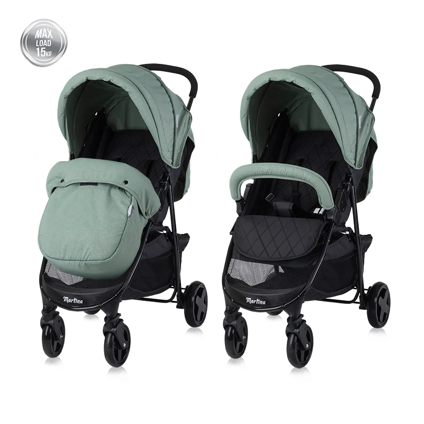 Φωτογραφία προϊόντος: LORELLI - BABY STROLLER MARTINA+FOOTCOVER GREEN BAY - 10021712390