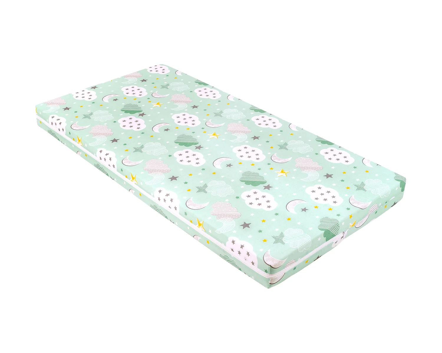 Φωτογραφία προϊόντος: Kikka Boo - Mattress Fantasia Plus 60x120x6сm Clouds Mint - 41107030028