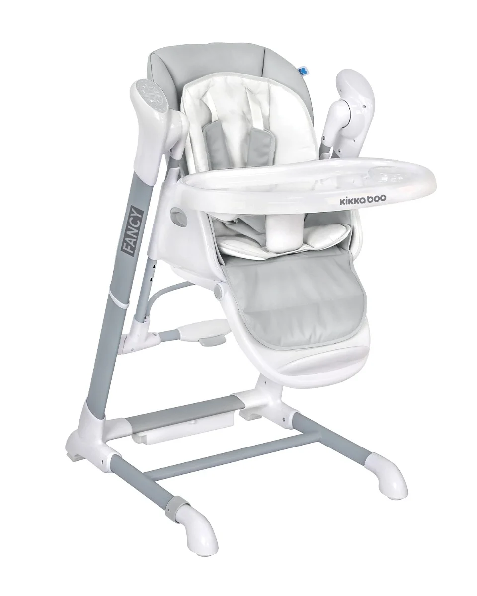 Φωτογραφία προϊόντος: Kikka Boo - Electrical swing +amp; Highchair Fancy Grey - 31005010034