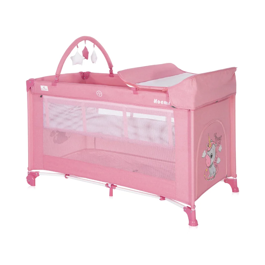 Φωτογραφία προϊόντος: LORELLI - BABY COT NOEMI 2 LAYERS PLUS ROSE VELVET UNICORN - 10080562151