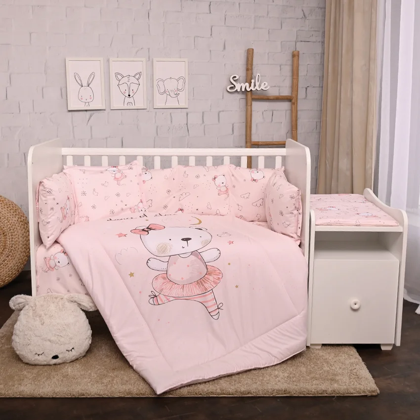 Φωτογραφία προϊόντος: LORELLI - SET TREND RANFORCE PINK BALLERINA BEAR - 20800055101