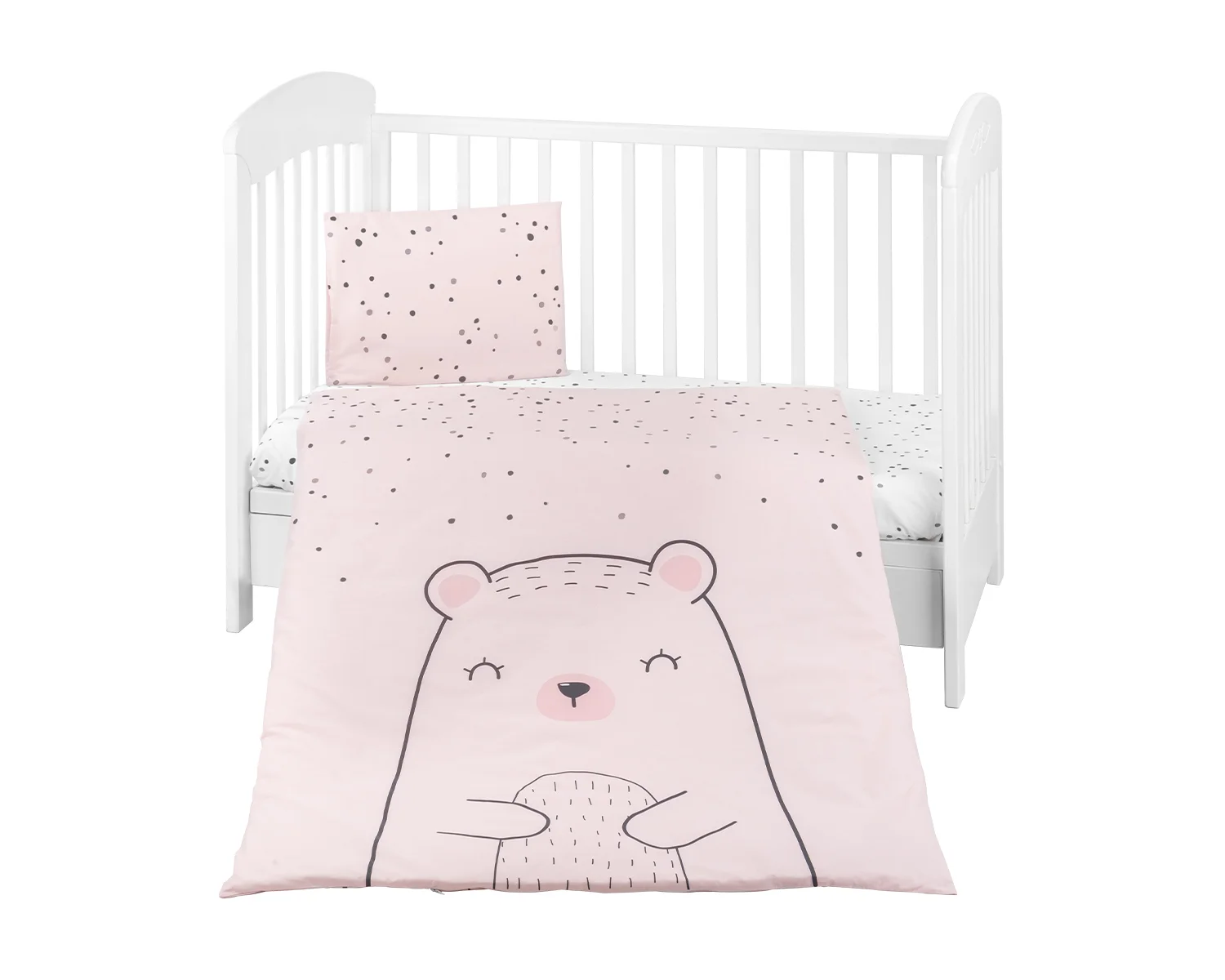 Φωτογραφία προϊόντος: Kikka Boo - Bedding set 3pcs Bear with me Pink - 41101030145
