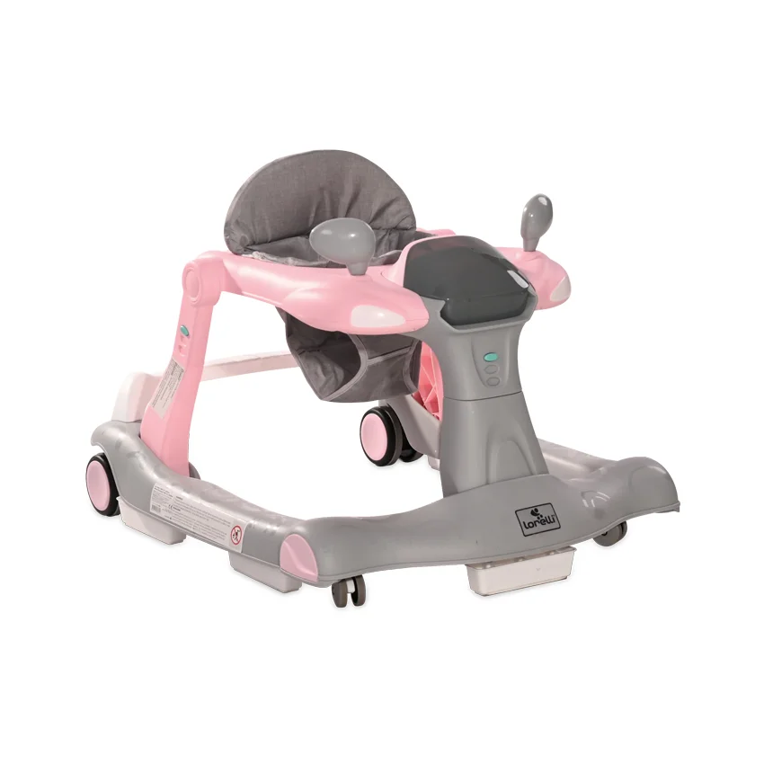 Φωτογραφία προϊόντος: LORELLI - BABY WALKER 2in1 RIDER PINK+GREY - 10120390002