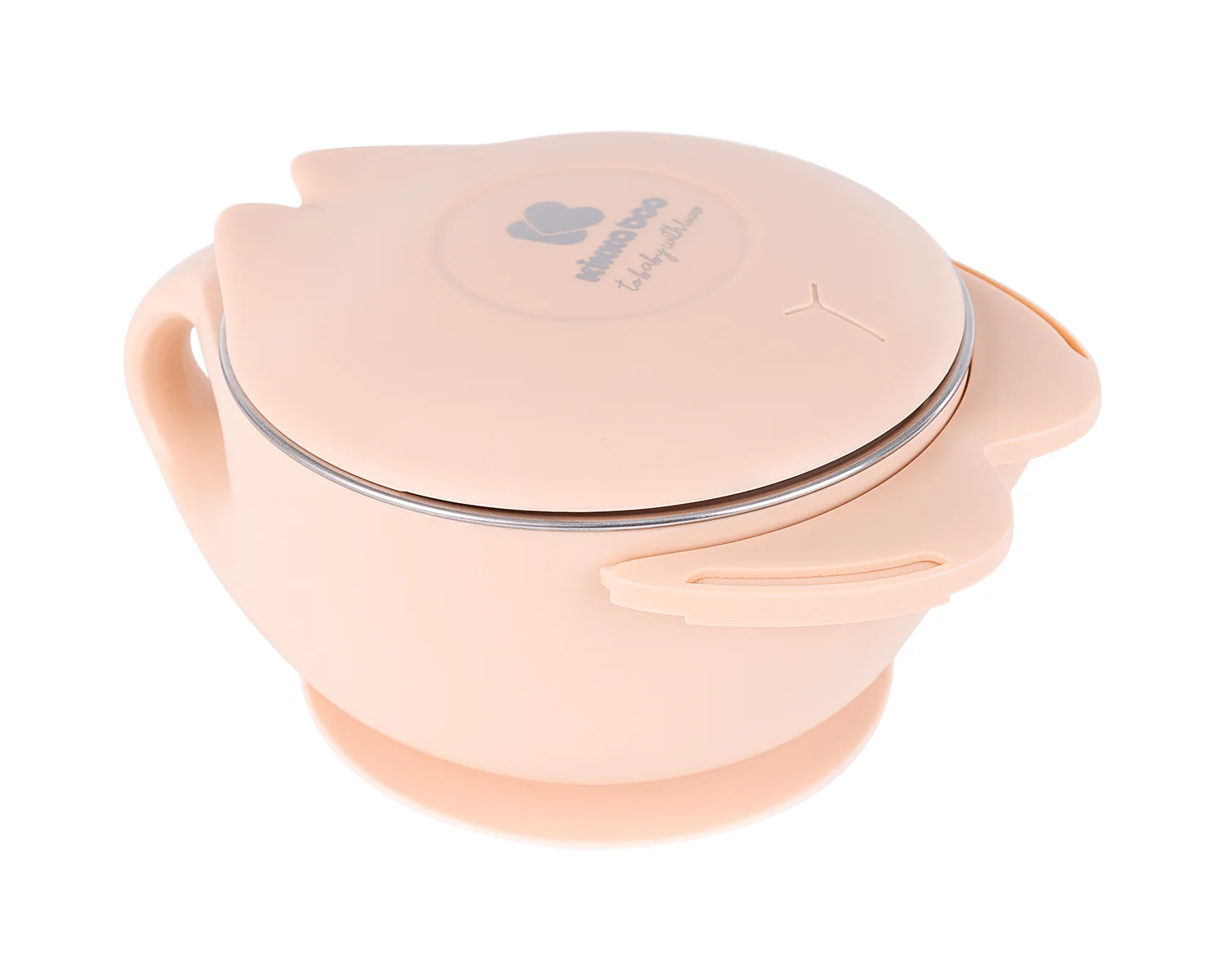 Φωτογραφία προϊόντος: Kikka Boo - Warm bowl stainless steel 400ml Cat Pink - 31302040112
