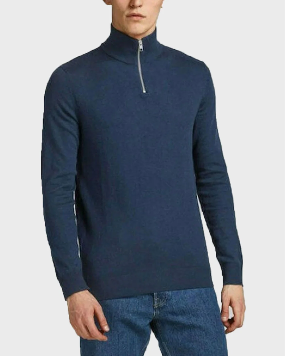 Φωτογραφία προϊόντος: JACK & JONES ΑΝΔΡΙΚΟ ΠΟΥΛΟΒΕΡ HALF-ZIP - 12189339 ΜΠΛΕ