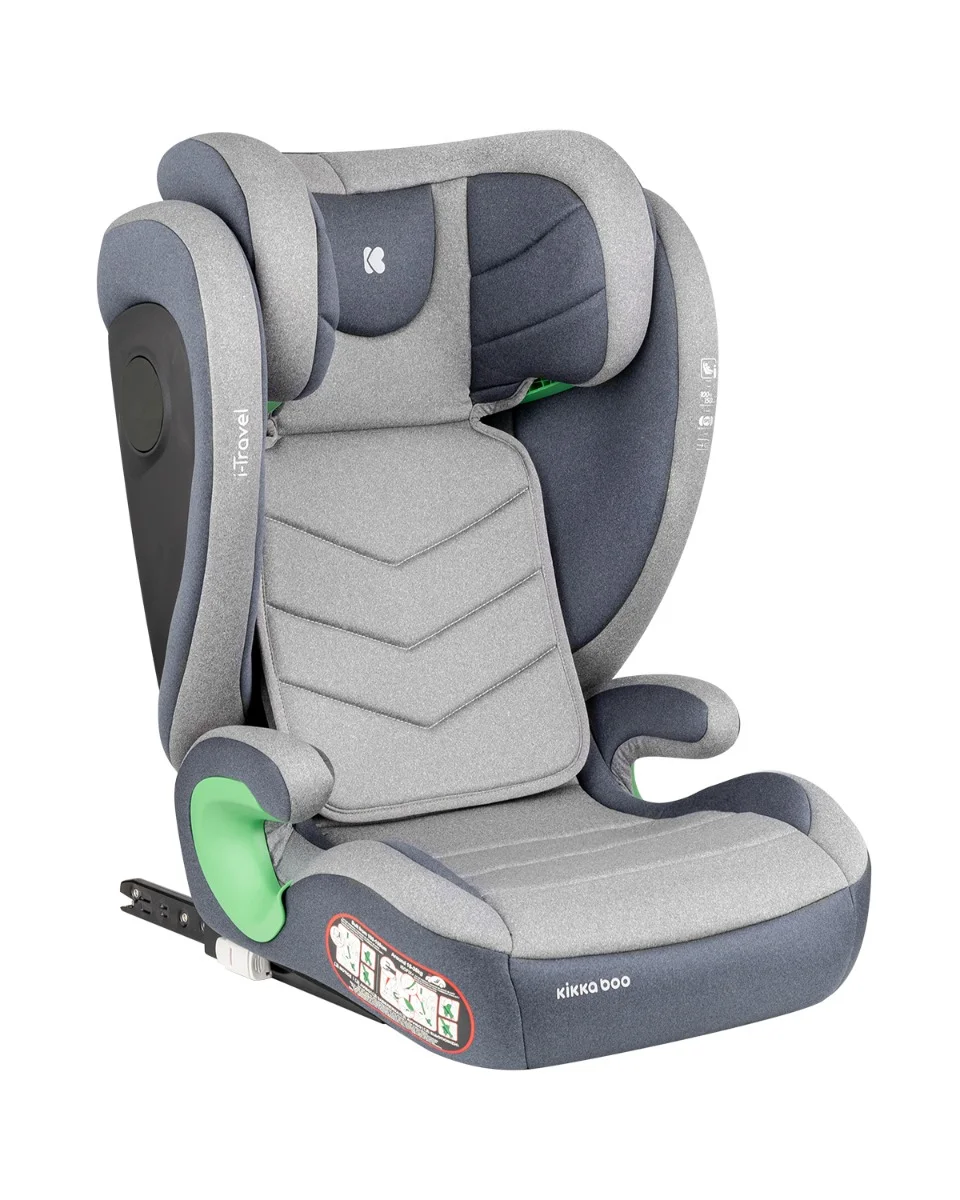 Φωτογραφία προϊόντος: Kikka Boo - Car seat 100-150 cm i-Travel i-SIZE Light Grey - 41002150003