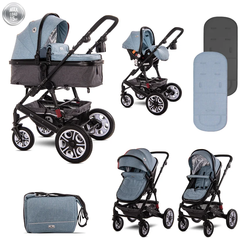 Φωτογραφία προϊόντος: LORELLI - BABY STROLLER LORA SET SKY BLUE - 10021282188