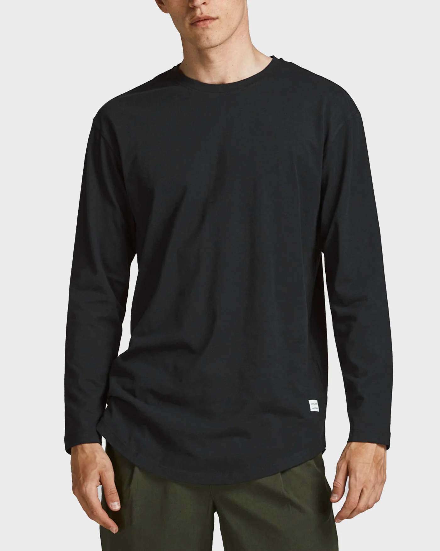 Φωτογραφία προϊόντος: Jack & Jones Ανδρική Μπλούζα Μακρυμάνικη - 12190128 ΜΑΥΡΟ