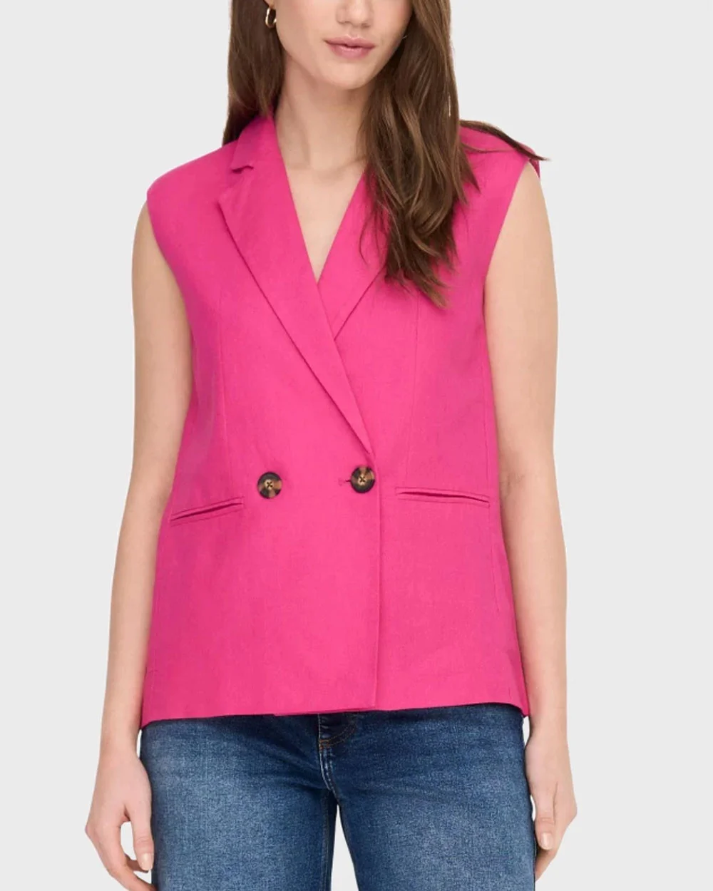 Φωτογραφία προϊόντος: ONLY ΓΥΝΑΙΚΕΙΟ ΓΙΛΕΚΟ WAISTCOAT - 15278794 ΡΟΖ