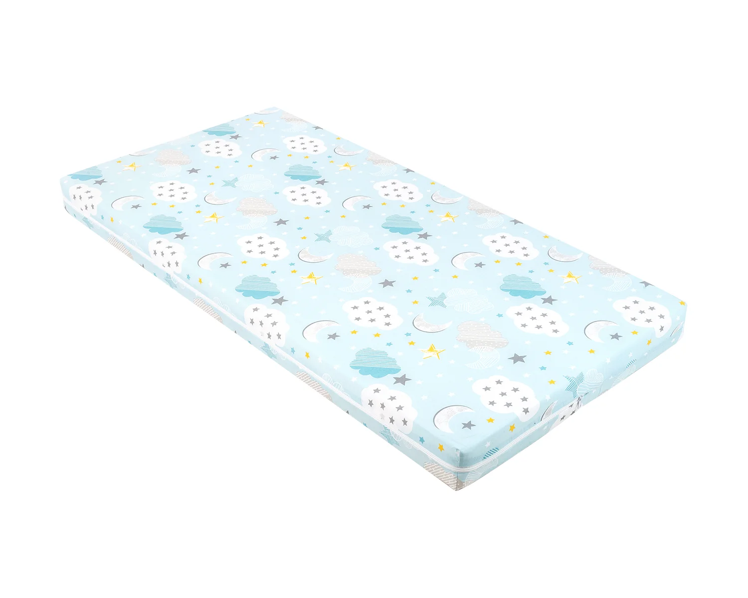 Φωτογραφία προϊόντος: Kikka Boo - Mattress Fantasia Plus 60x120x8cm Clouds Blue - 41107030020