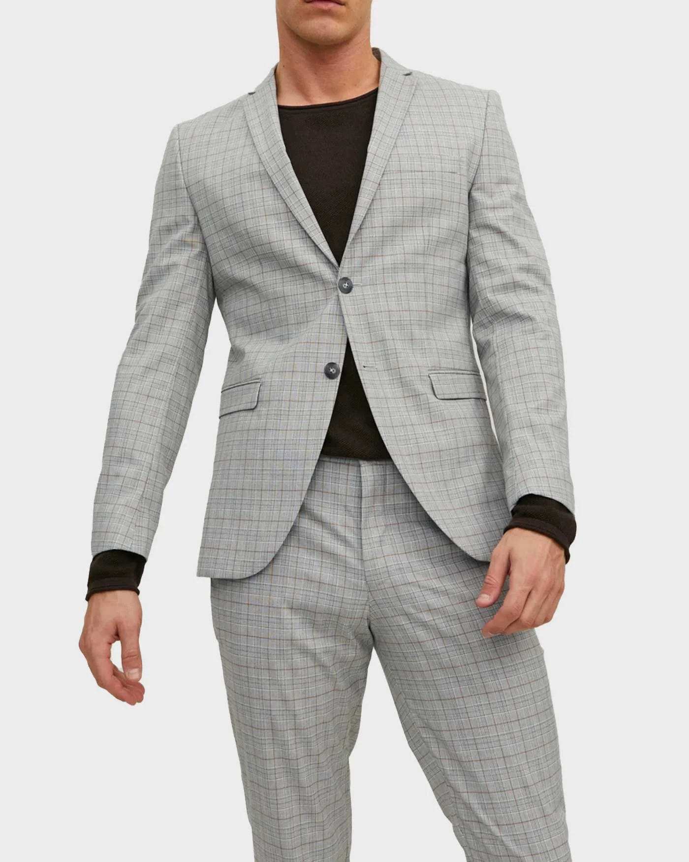 Φωτογραφία προϊόντος: JACK & JONES ΑΝΔΡΙΚΟ CHECKED ΣΑΚΑΚΙ - 12174950 ΓΚΡΙ