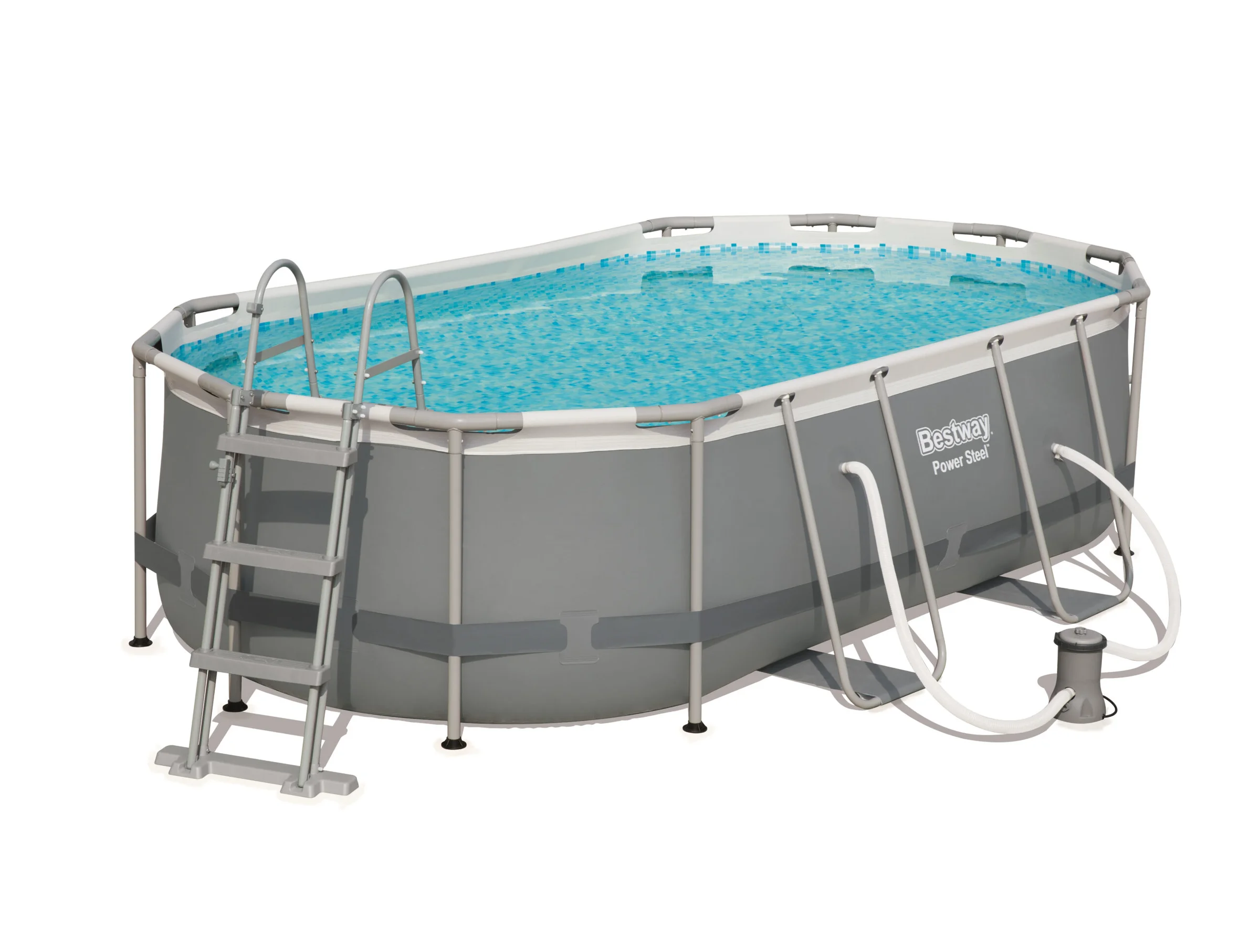 Φωτογραφία προϊόντος: BESTWAY - Bestway 56620 Power Steel Oval 4.24m x 2.50m x 1.00m - 69421138954548