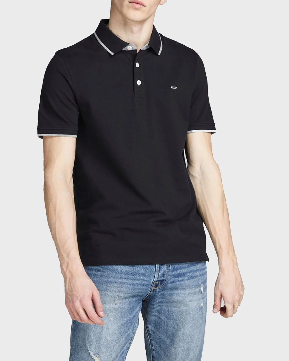 Φωτογραφία προϊόντος: Jack & Jones Polo Shirt - 12136668 ΜΑΥΡΟ