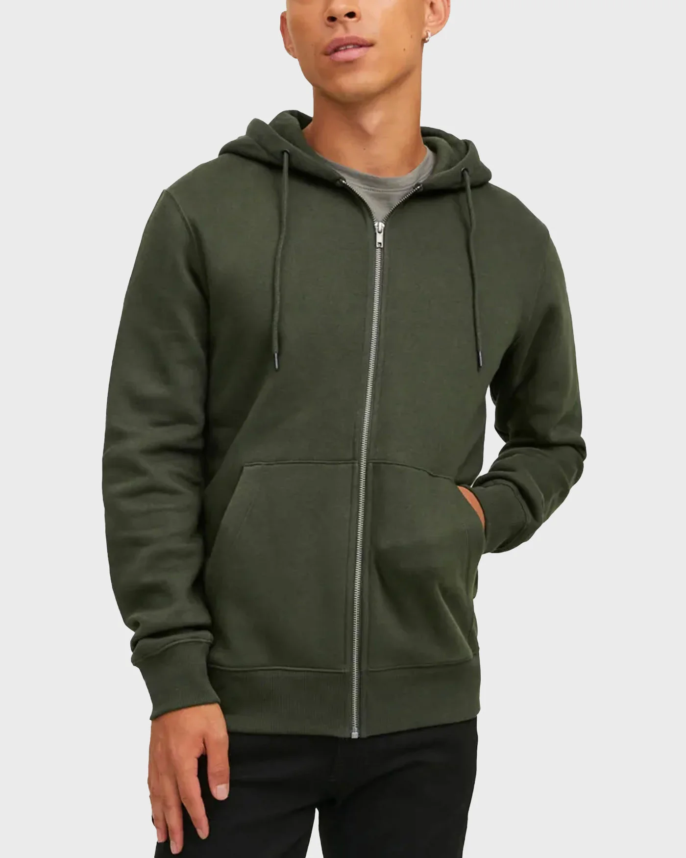 Φωτογραφία προϊόντος: JACK & JONES ESTAR BASIC ΑΝΔΡΙΚΗ ΖΑΚΕΤΑ ΜΕ ΚΟΥΚΟΥΛΑ - 12210830 ΛΑΔΙ