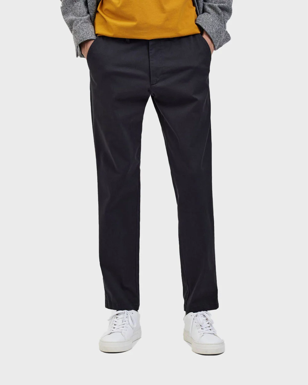 Φωτογραφία προϊόντος: SELECTED ANΤΡΙΚΟ ΠΑΝΤΕΛΟΝΙ PANTS 175 SLIM FIT FLEX CHINOS - 16074054 ΓΚΡΙ