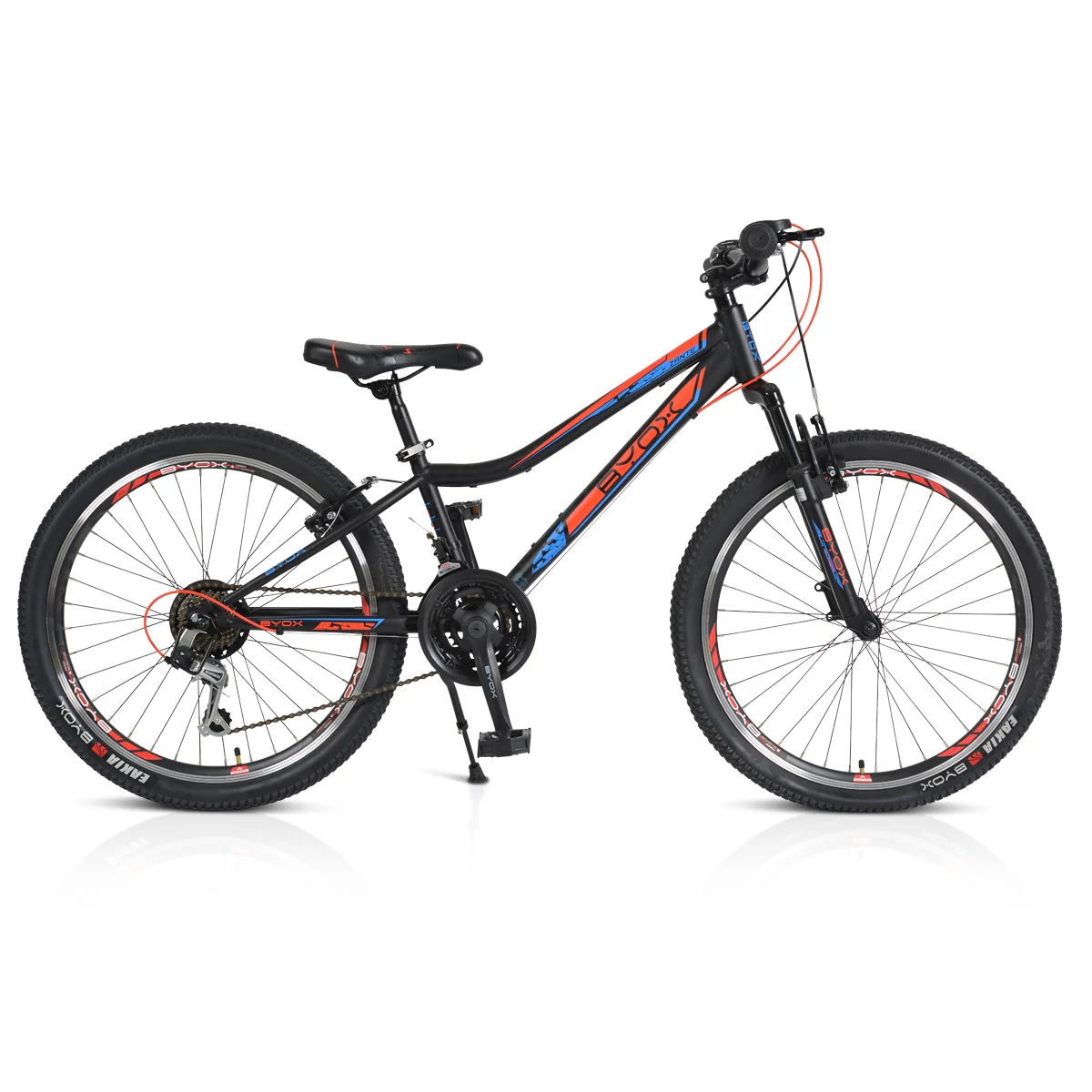 Φωτογραφία προϊόντος: BYOX - Bicycle 24“ Zante black - 3800146202064