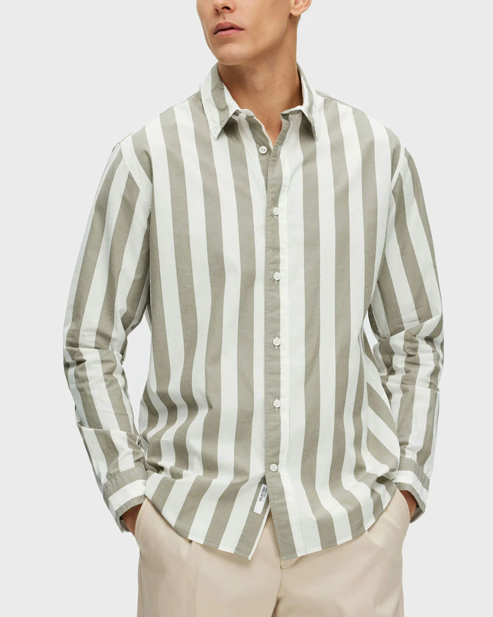 Φωτογραφία προϊόντος: SELECTED ΑΝΔΡΙΚΟ ΠΟΥΚΑΜΙΣΟ STRIPED SHIRT - 16088289 ΠΡΑΣΙΝΟ