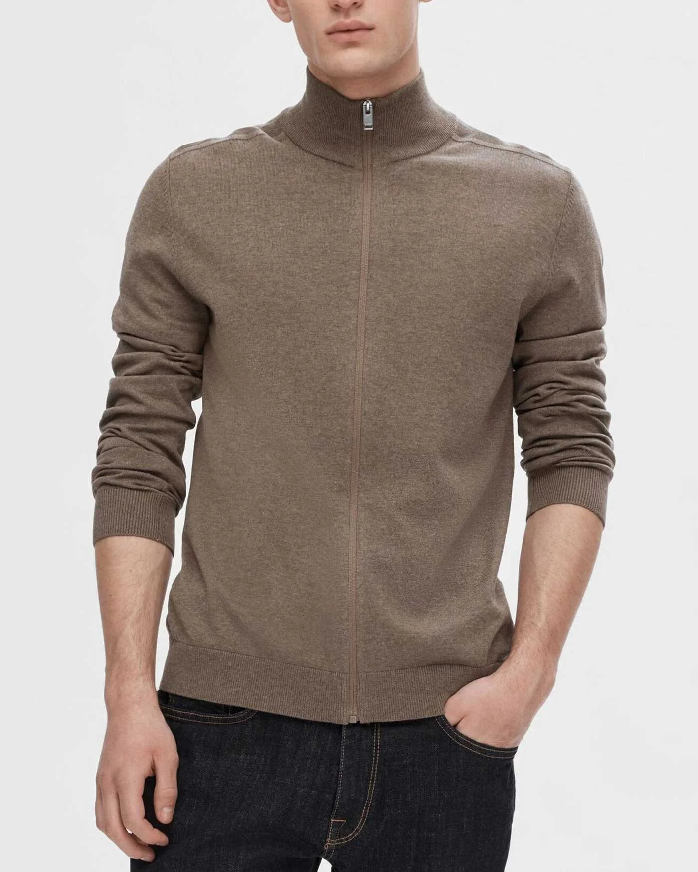 Φωτογραφία προϊόντος: Selected Ανδρικό Πλεκτό Men's Knitted Cardigan - 16074688 ΚΑΦΕ