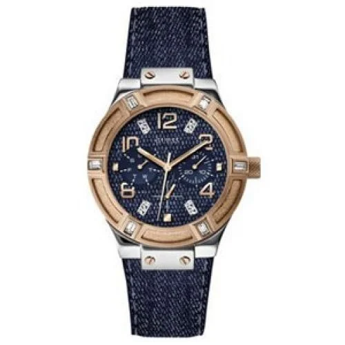 Φωτογραφία προϊόντος: GUESS Crystal Blue Fabric Strap W0289L1