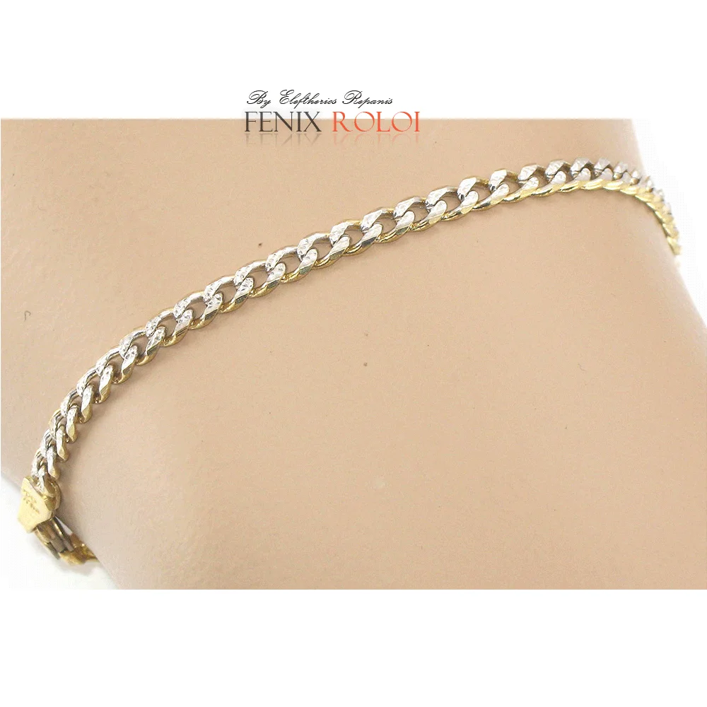 Φωτογραφία προϊόντος: fenixjewelry Διχρωμη Χρυση Αλυσιδα 14κ XΓΒ03