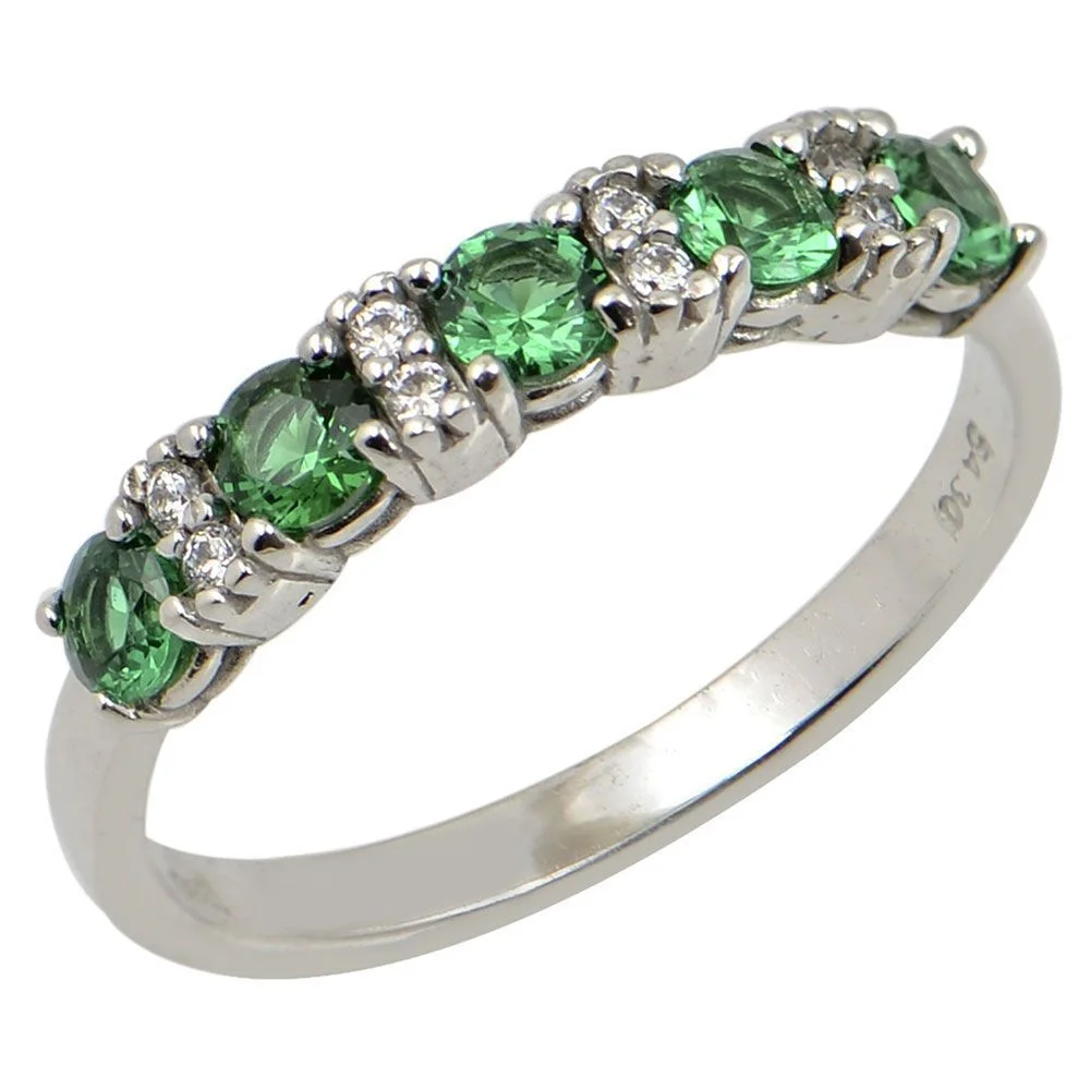 Φωτογραφία προϊόντος: fenixjewelry Χρυσο Δαχτυλίδι 14κ Ζιργκον Πρασινο 3080ΛΠ