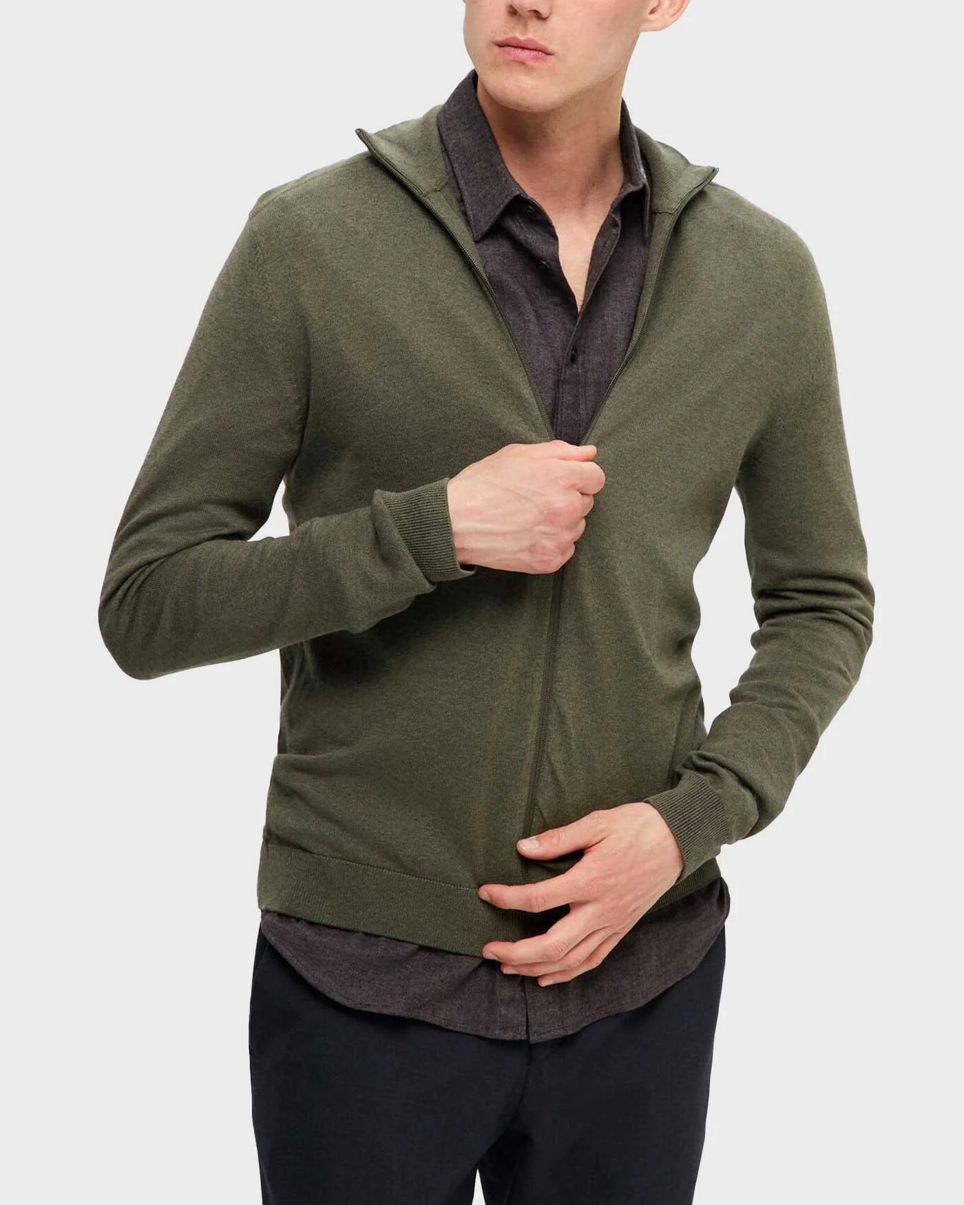 Φωτογραφία προϊόντος: Selected Ανδρικό Πλεκτό Men's Knitted Cardigan - 16074688 ΛΑΔΙ