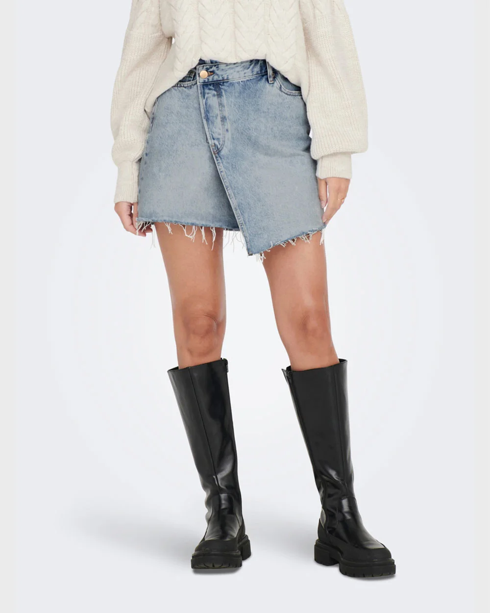 Φωτογραφία προϊόντος: ONLY γυναικεια φουστα SKIRT FEM WOV CO100 - 15290439 ΜΠΛΕ