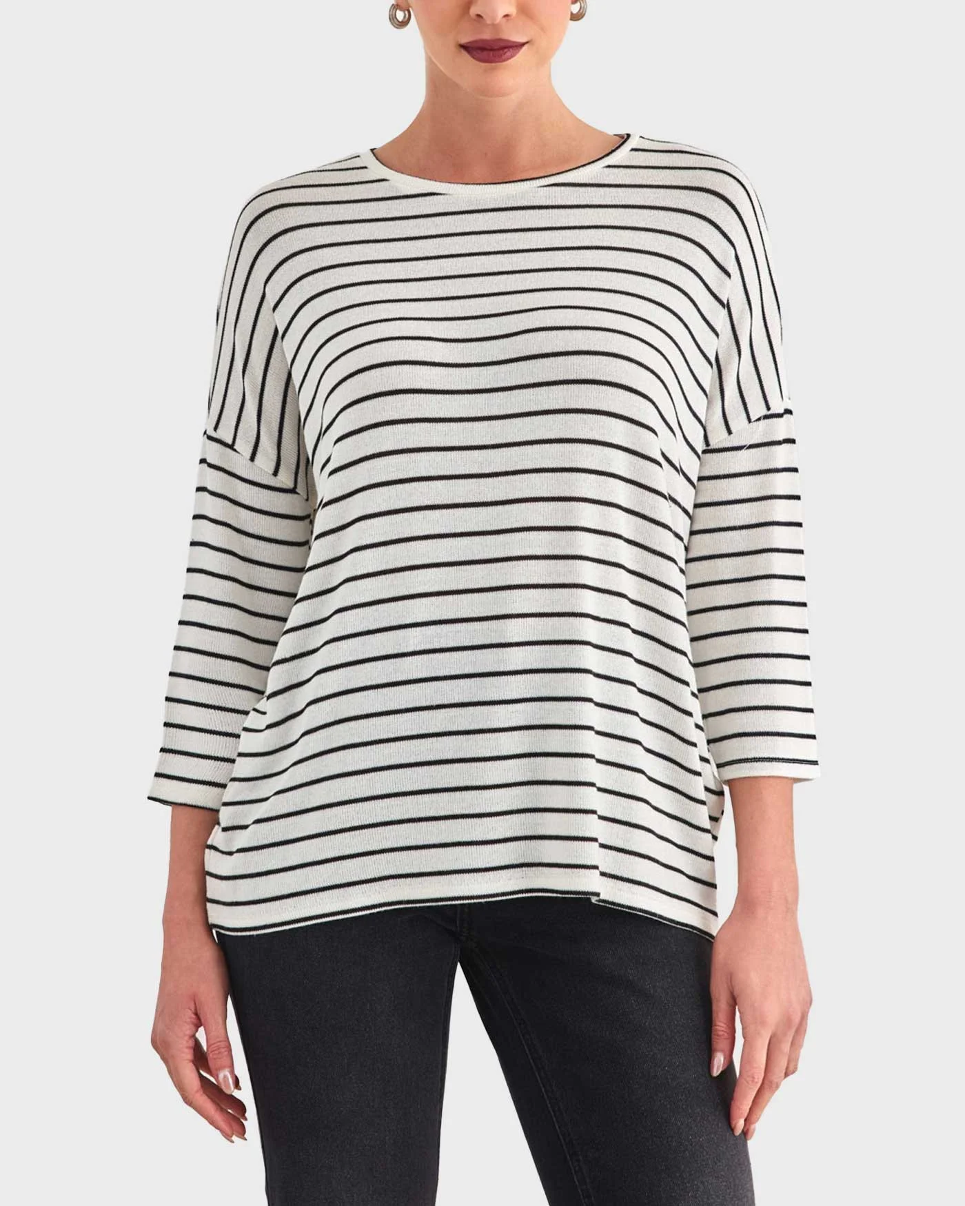 Φωτογραφία προϊόντος: VERO MODA ΓΥΝΑΙΚΕΙΑ ΠΛΕΚΤΗ OVERSIZE ΜΠΛΟΥΖΑ - 10277858 ΑΣΠΡΟ