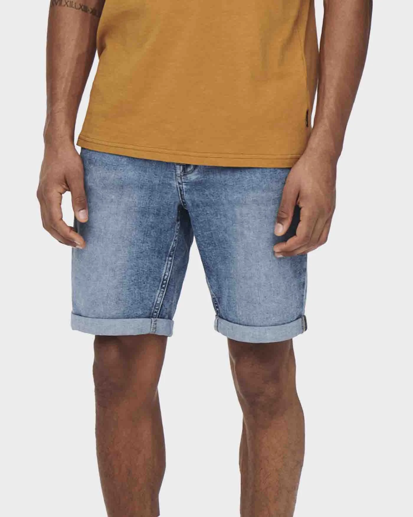 Φωτογραφία προϊόντος: ONLY & SONS ONSPLY MEDIUM BLUE DENIM SHORTS - 22021884 ΜΠΛΕ