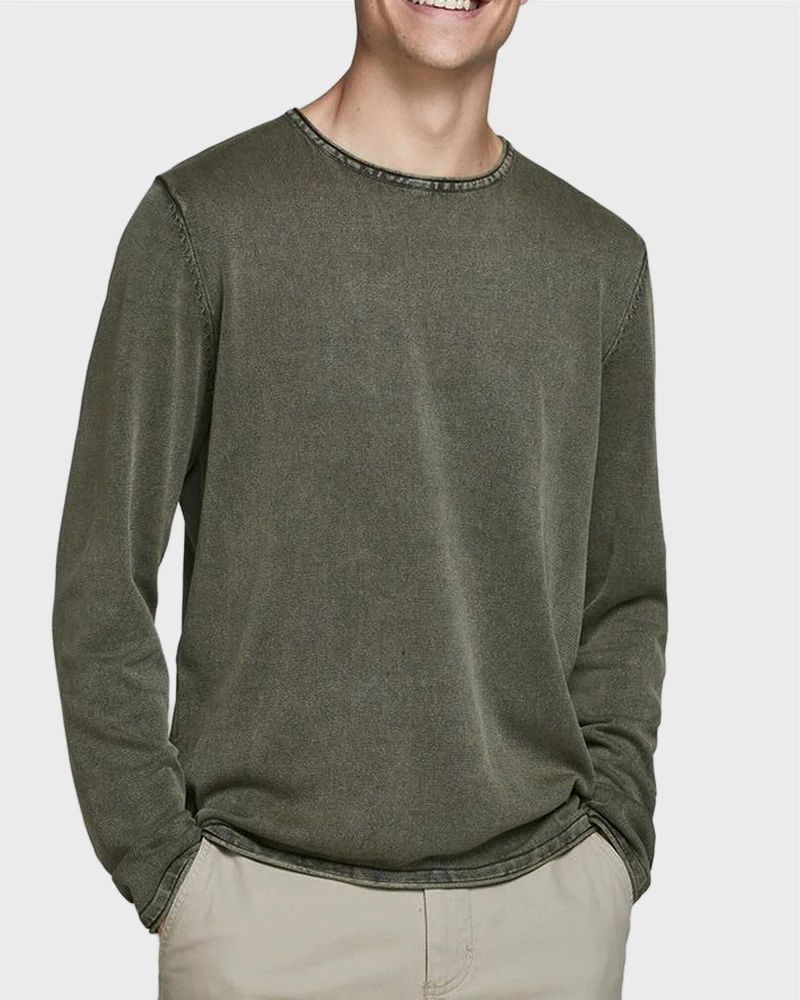 Φωτογραφία προϊόντος: JACK & JONES ΠΛΕΚΤΟ CREW NECK ΠΟΥΛΟΒΕΡ - 12174001 ΜΑΥΡΟ