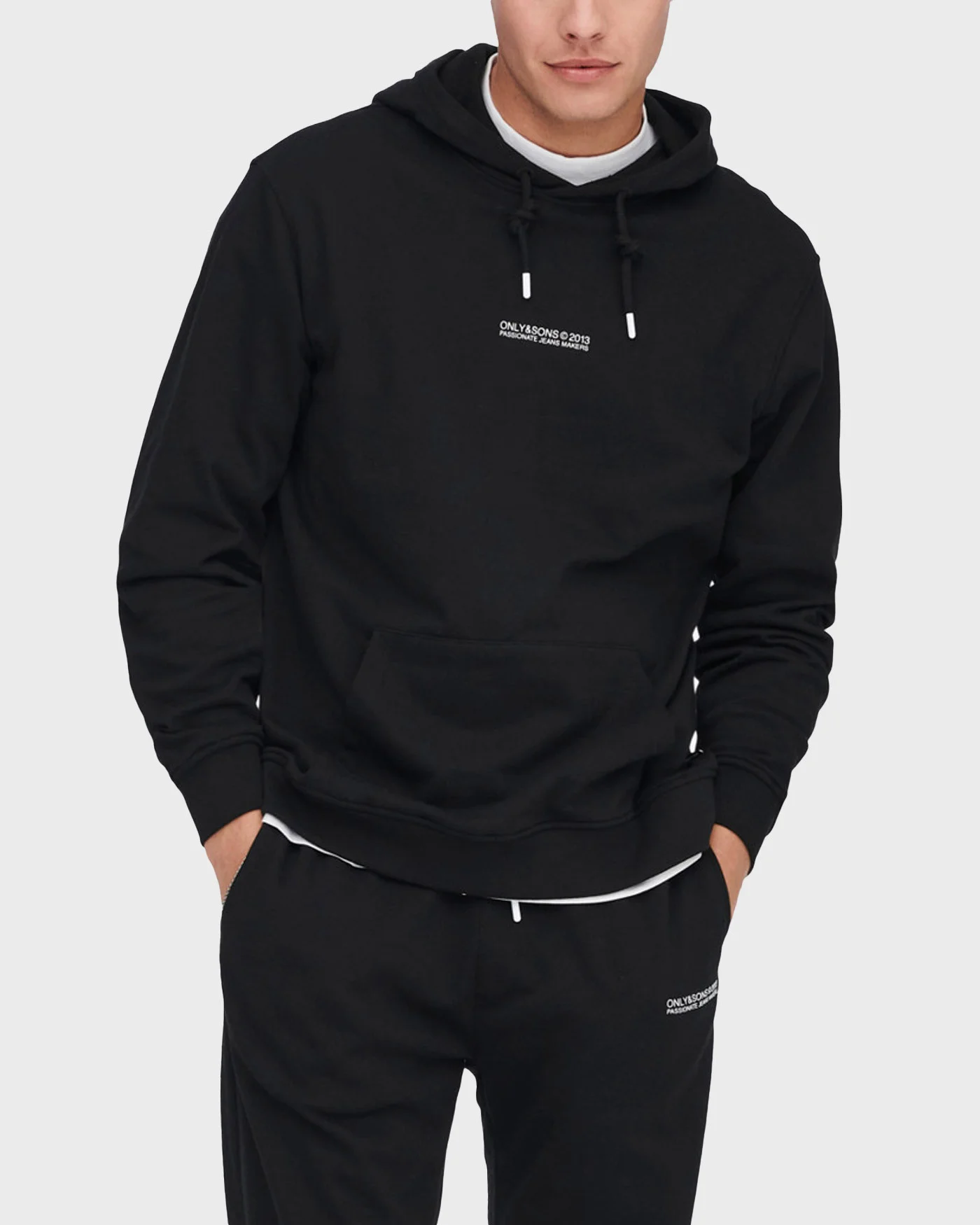 Φωτογραφία προϊόντος: Only & Sons Ανδρικό Φούτερ Hoodie Sweatshirt - 22023842 ΜΑΥΡΟ